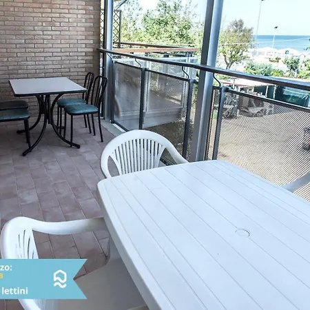Se002 - Senigallia, Bilocale Fronte Mare Con Inclusa Apartmán